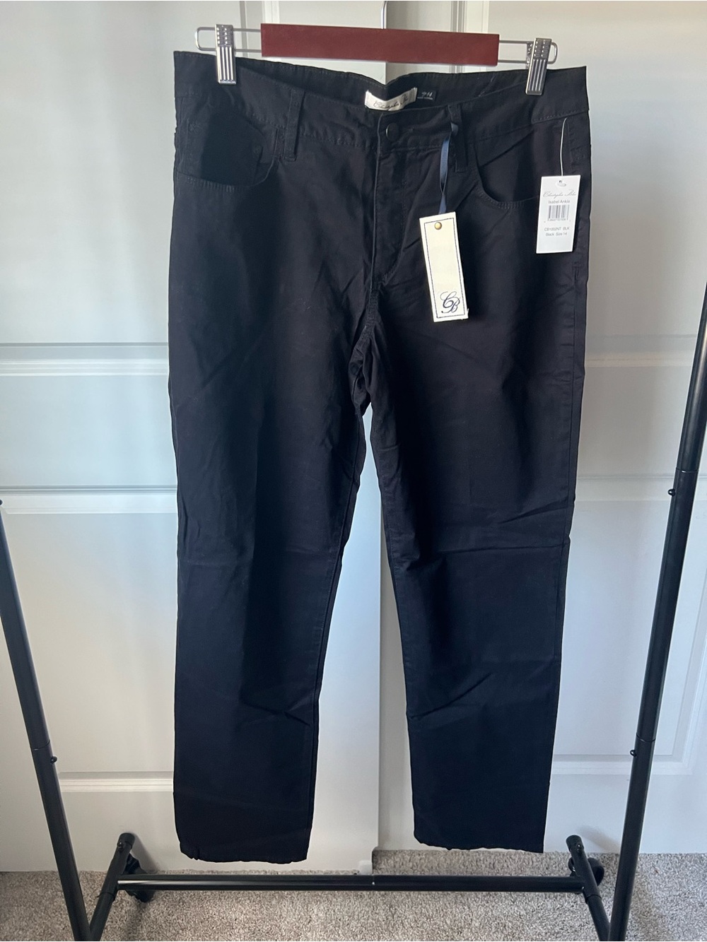 Women’s Black Straight-Leg Pants